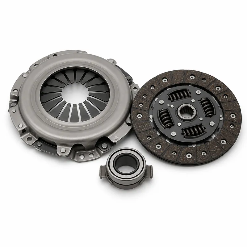 Clutch kit for a Peugeot 107 or 108 1.0 — pressure plate, clutch disc and release bearing